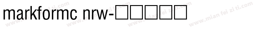 markformc nrw字体转换